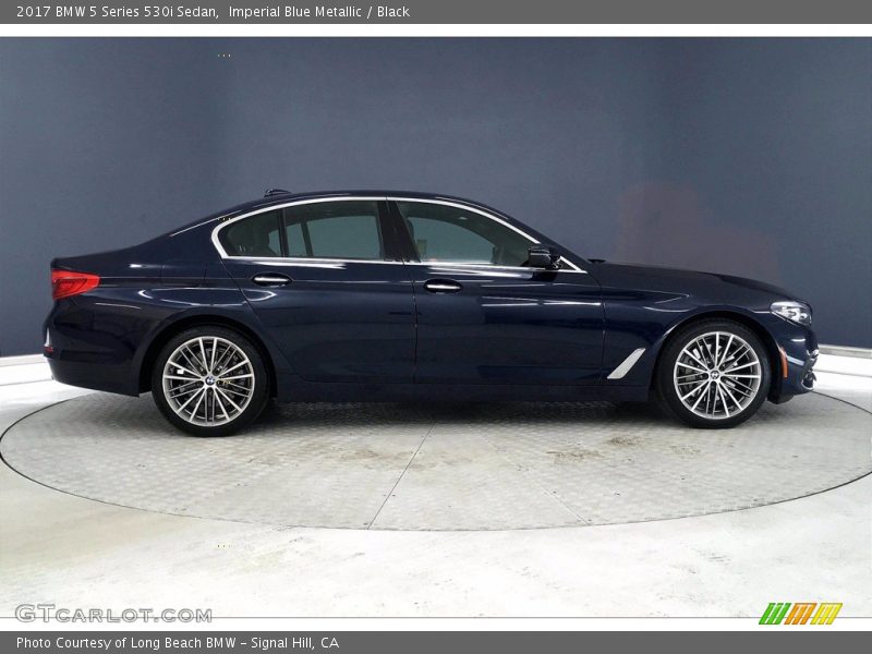 Imperial Blue Metallic / Black 2017 BMW 5 Series 530i Sedan