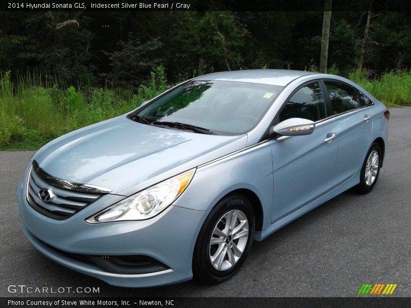 Iridescent Silver Blue Pearl / Gray 2014 Hyundai Sonata GLS