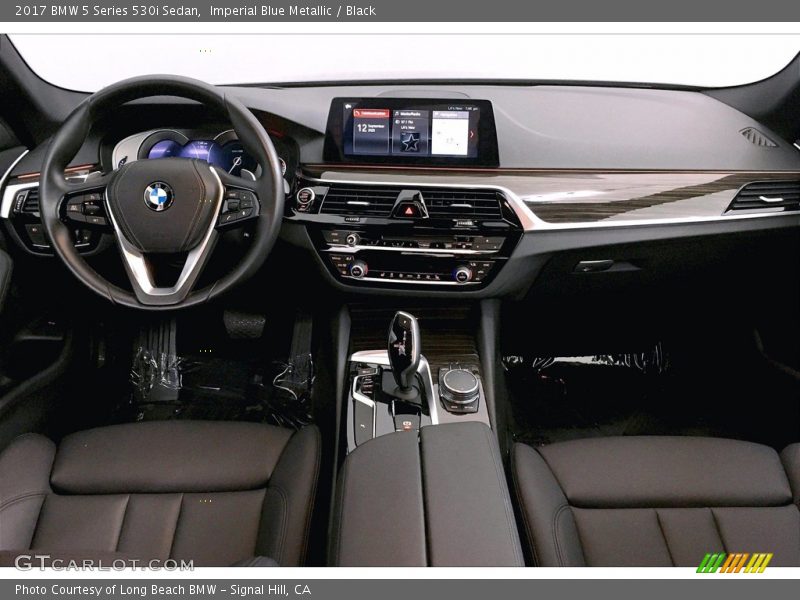 Imperial Blue Metallic / Black 2017 BMW 5 Series 530i Sedan