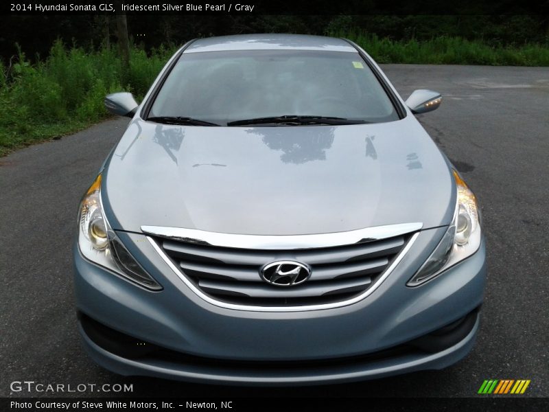 Iridescent Silver Blue Pearl / Gray 2014 Hyundai Sonata GLS