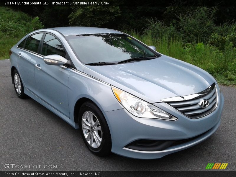 Iridescent Silver Blue Pearl / Gray 2014 Hyundai Sonata GLS
