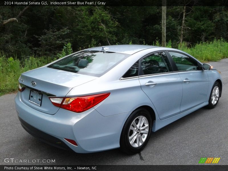 Iridescent Silver Blue Pearl / Gray 2014 Hyundai Sonata GLS