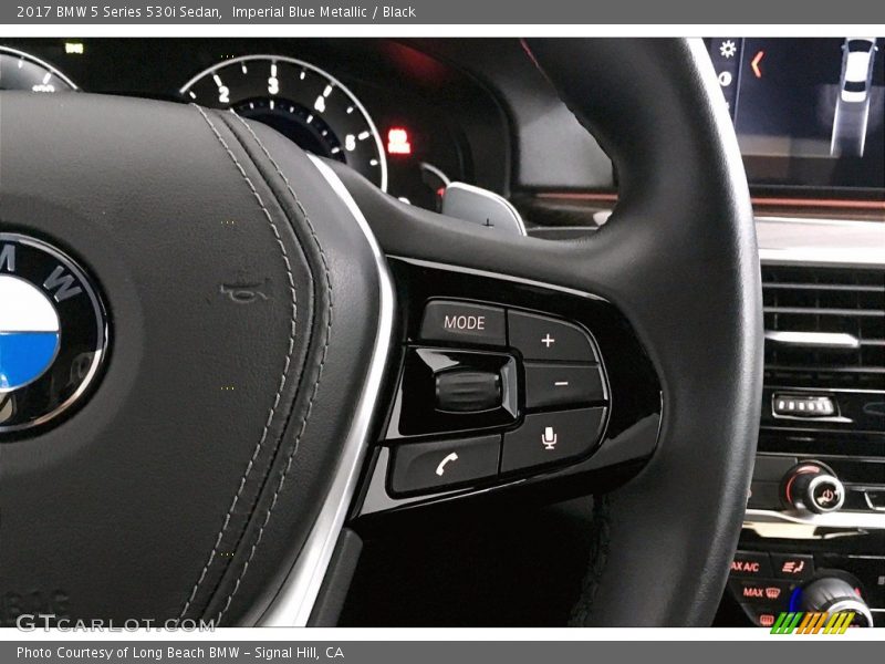 Imperial Blue Metallic / Black 2017 BMW 5 Series 530i Sedan