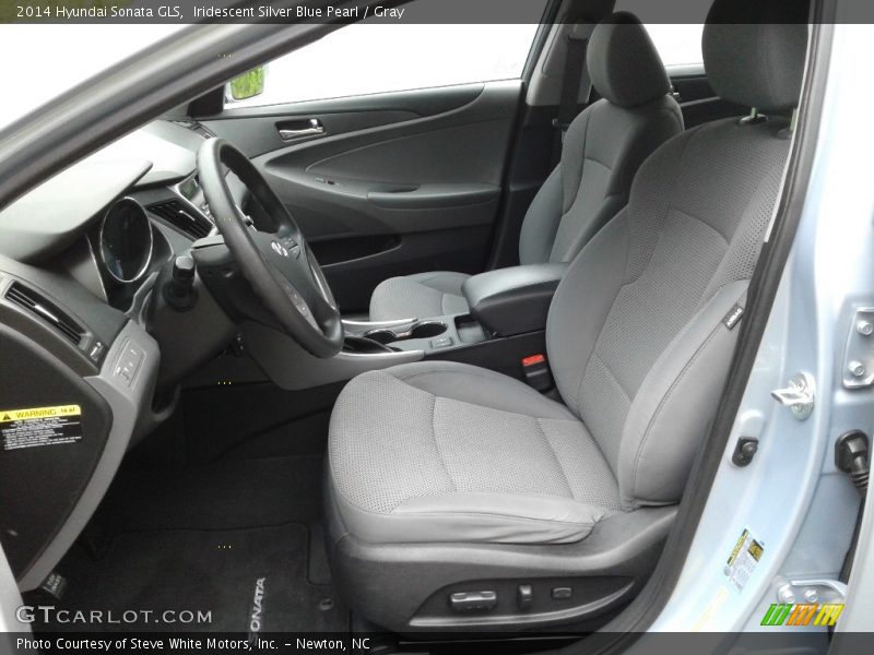 Iridescent Silver Blue Pearl / Gray 2014 Hyundai Sonata GLS