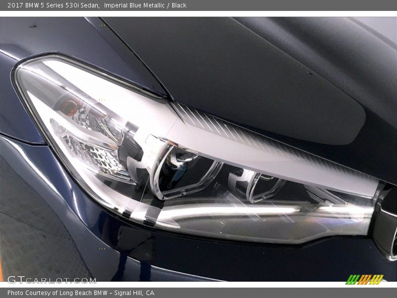 Imperial Blue Metallic / Black 2017 BMW 5 Series 530i Sedan