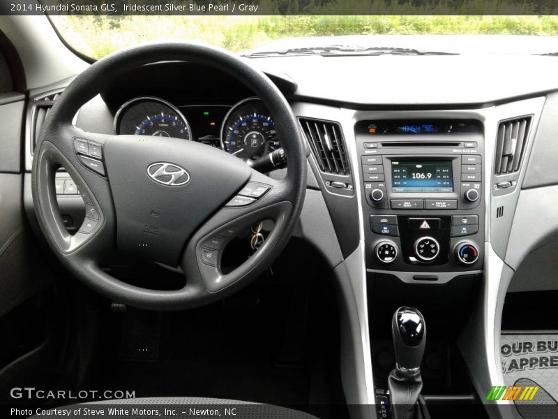 Iridescent Silver Blue Pearl / Gray 2014 Hyundai Sonata GLS