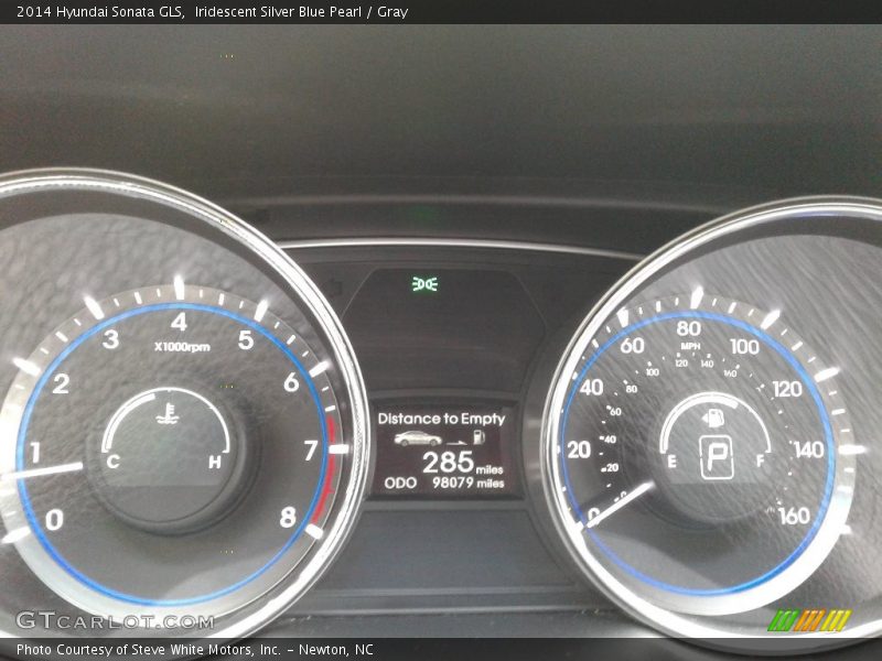 Iridescent Silver Blue Pearl / Gray 2014 Hyundai Sonata GLS