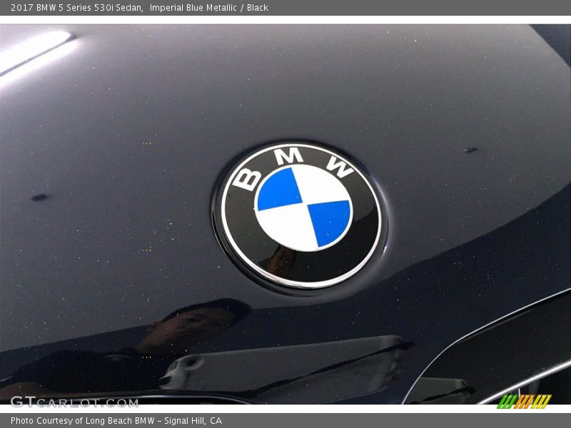 Imperial Blue Metallic / Black 2017 BMW 5 Series 530i Sedan