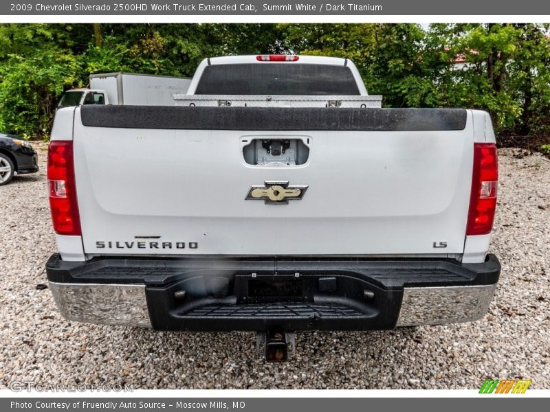 Summit White / Dark Titanium 2009 Chevrolet Silverado 2500HD Work Truck Extended Cab