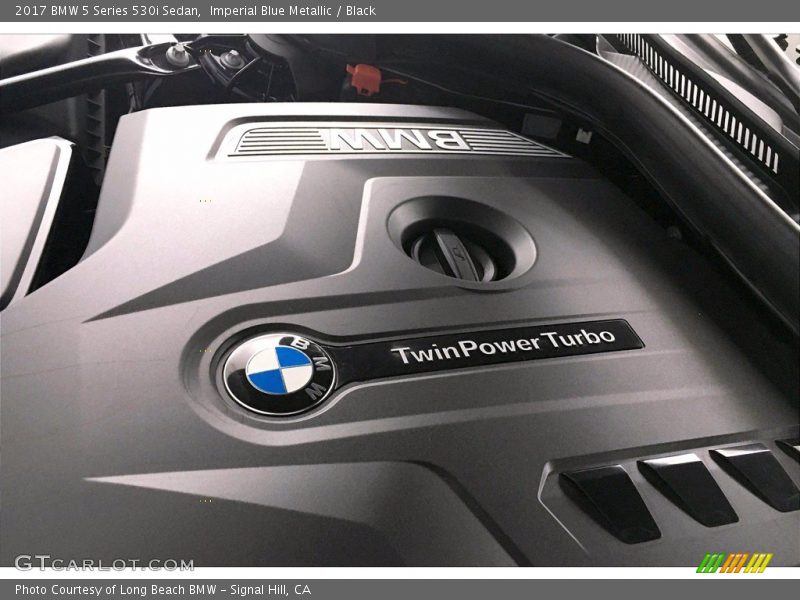 Imperial Blue Metallic / Black 2017 BMW 5 Series 530i Sedan
