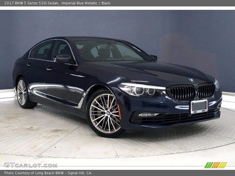 Imperial Blue Metallic / Black 2017 BMW 5 Series 530i Sedan