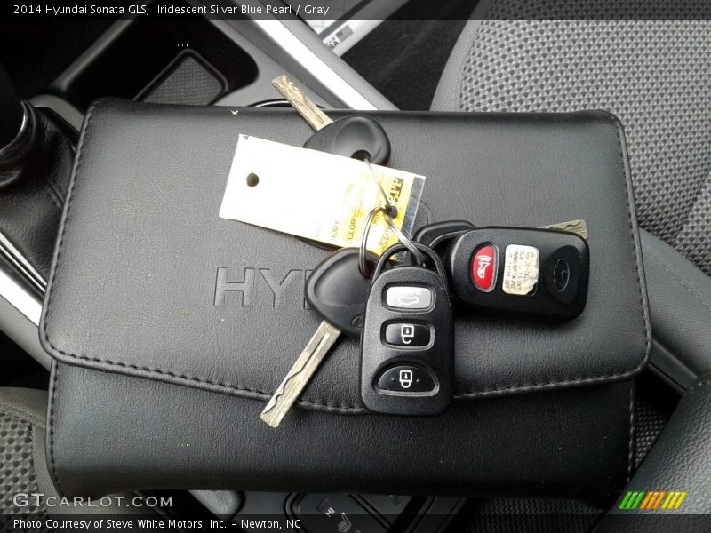 Iridescent Silver Blue Pearl / Gray 2014 Hyundai Sonata GLS