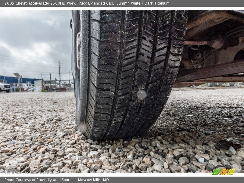 Summit White / Dark Titanium 2009 Chevrolet Silverado 2500HD Work Truck Extended Cab