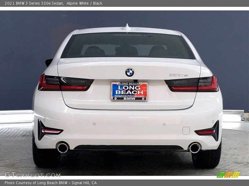 Alpine White / Black 2021 BMW 3 Series 330e Sedan