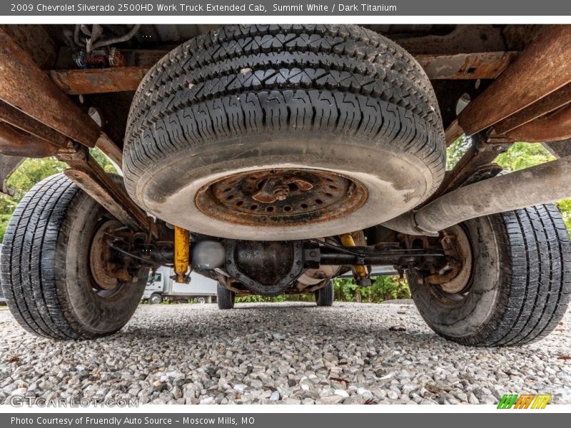 Summit White / Dark Titanium 2009 Chevrolet Silverado 2500HD Work Truck Extended Cab