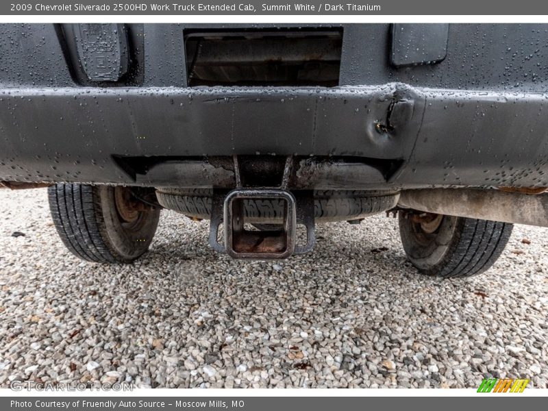 Summit White / Dark Titanium 2009 Chevrolet Silverado 2500HD Work Truck Extended Cab
