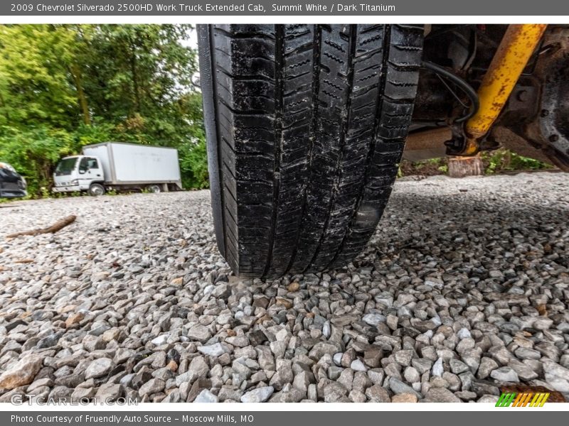Summit White / Dark Titanium 2009 Chevrolet Silverado 2500HD Work Truck Extended Cab