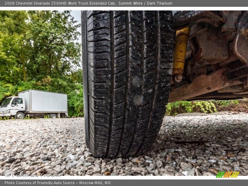 Summit White / Dark Titanium 2009 Chevrolet Silverado 2500HD Work Truck Extended Cab