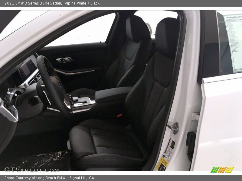 Alpine White / Black 2021 BMW 3 Series 330e Sedan
