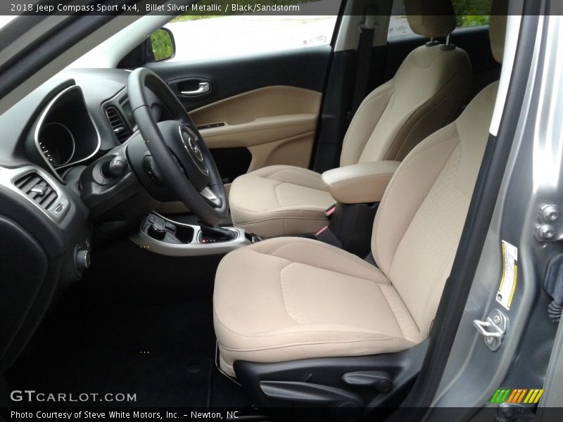 Billet Silver Metallic / Black/Sandstorm 2018 Jeep Compass Sport 4x4