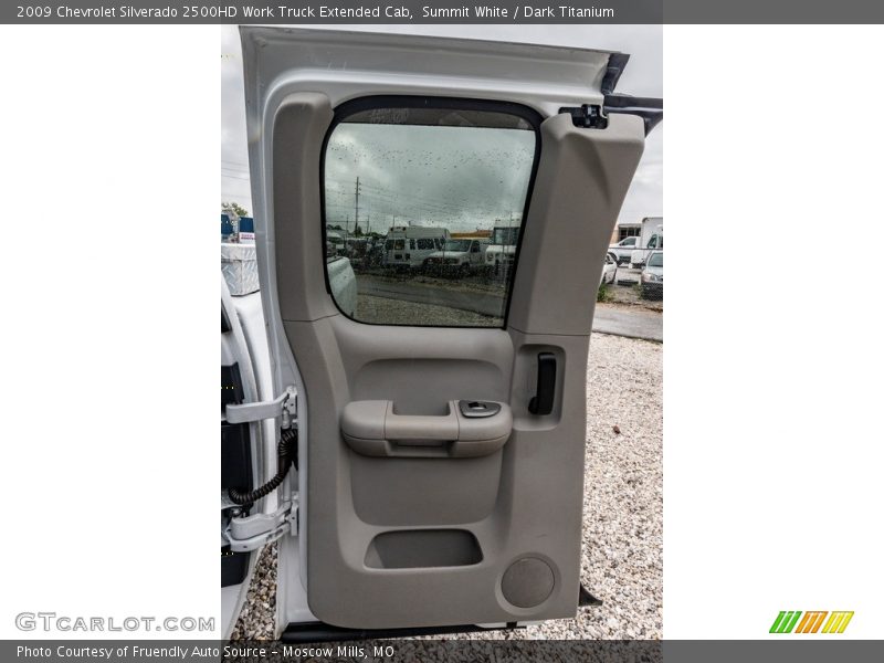 Summit White / Dark Titanium 2009 Chevrolet Silverado 2500HD Work Truck Extended Cab