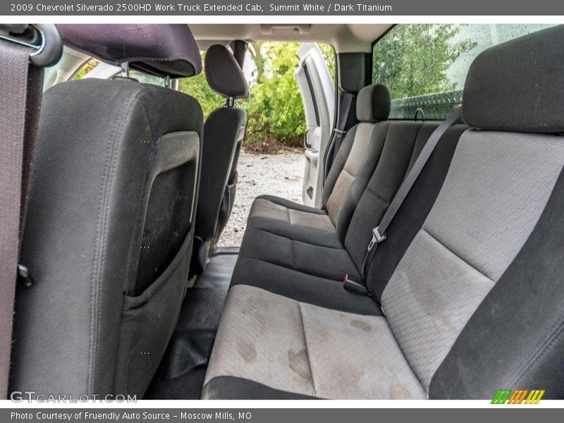 Summit White / Dark Titanium 2009 Chevrolet Silverado 2500HD Work Truck Extended Cab