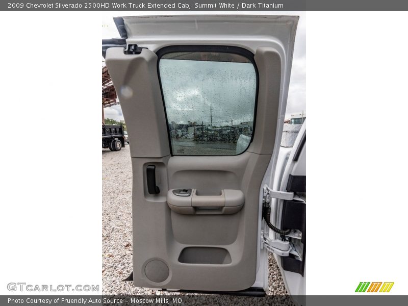 Summit White / Dark Titanium 2009 Chevrolet Silverado 2500HD Work Truck Extended Cab