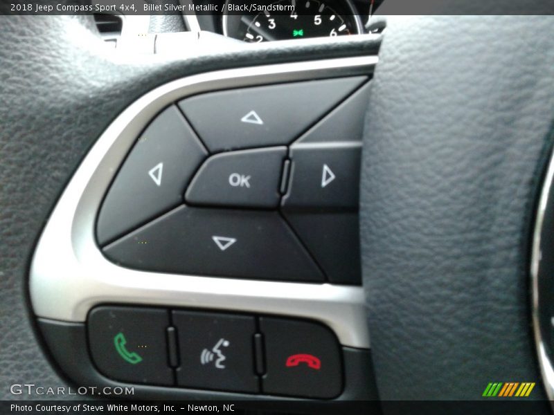 Billet Silver Metallic / Black/Sandstorm 2018 Jeep Compass Sport 4x4