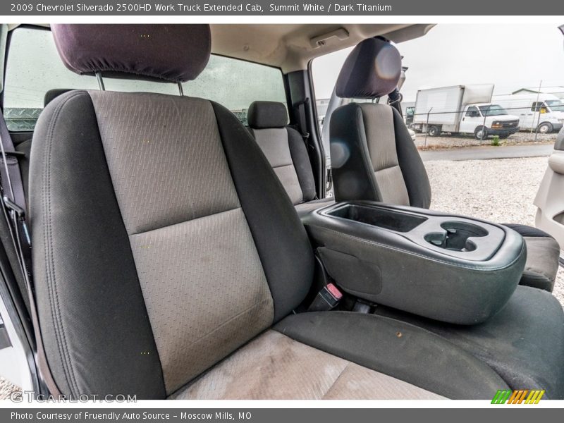 Summit White / Dark Titanium 2009 Chevrolet Silverado 2500HD Work Truck Extended Cab