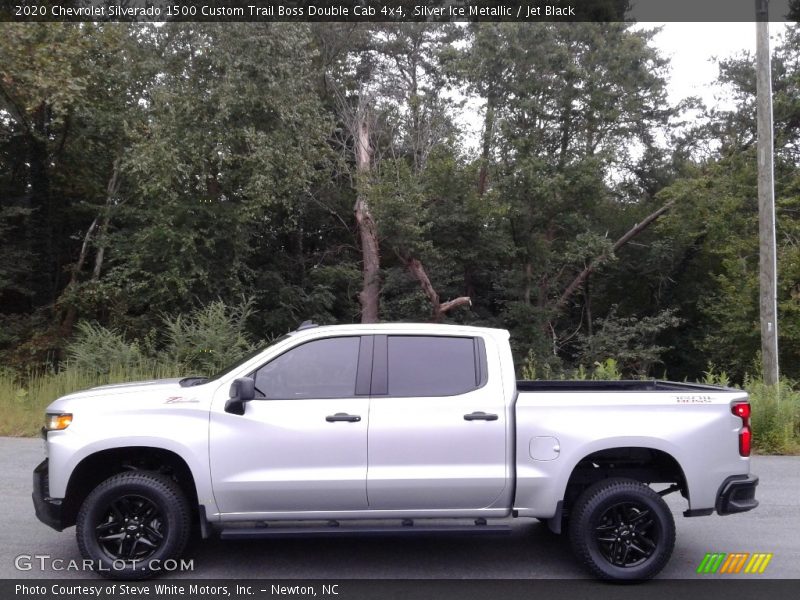  2020 Silverado 1500 Custom Trail Boss Double Cab 4x4 Silver Ice Metallic