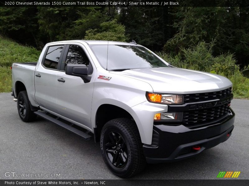  2020 Silverado 1500 Custom Trail Boss Double Cab 4x4 Silver Ice Metallic