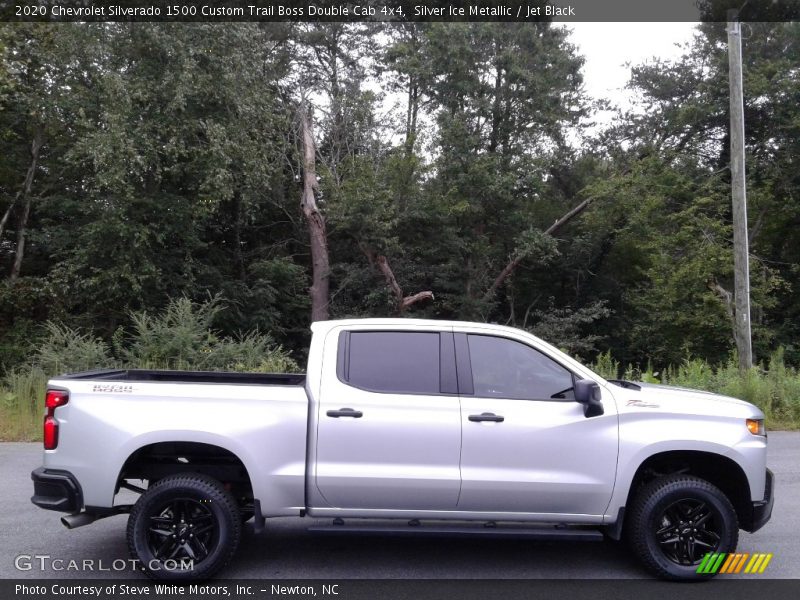  2020 Silverado 1500 Custom Trail Boss Double Cab 4x4 Silver Ice Metallic