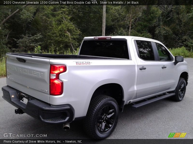 Silver Ice Metallic / Jet Black 2020 Chevrolet Silverado 1500 Custom Trail Boss Double Cab 4x4