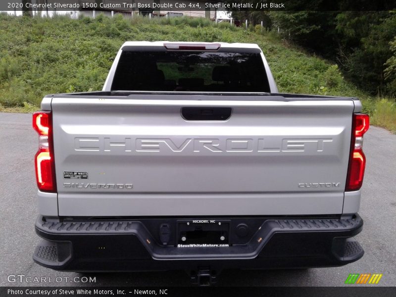 Silver Ice Metallic / Jet Black 2020 Chevrolet Silverado 1500 Custom Trail Boss Double Cab 4x4