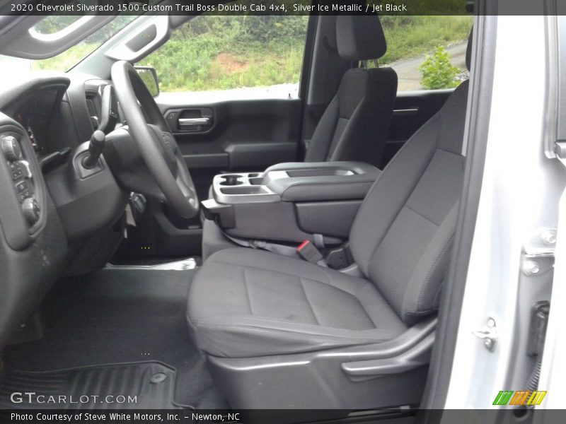Silver Ice Metallic / Jet Black 2020 Chevrolet Silverado 1500 Custom Trail Boss Double Cab 4x4