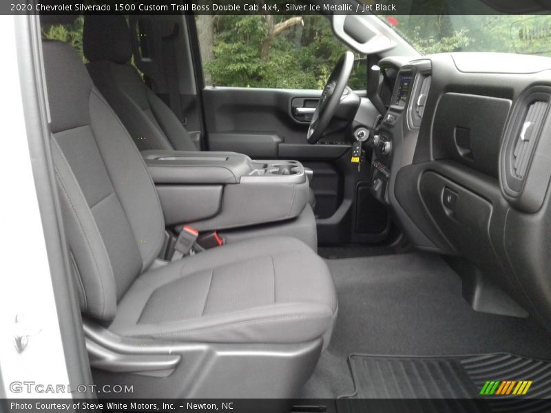 Silver Ice Metallic / Jet Black 2020 Chevrolet Silverado 1500 Custom Trail Boss Double Cab 4x4