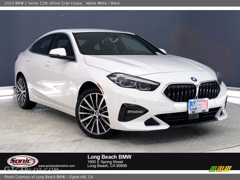 Alpine White / Black 2020 BMW 2 Series 228i xDrive Gran Coupe