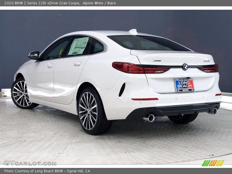 Alpine White / Black 2020 BMW 2 Series 228i xDrive Gran Coupe