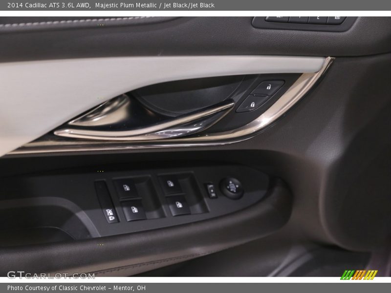 Majestic Plum Metallic / Jet Black/Jet Black 2014 Cadillac ATS 3.6L AWD