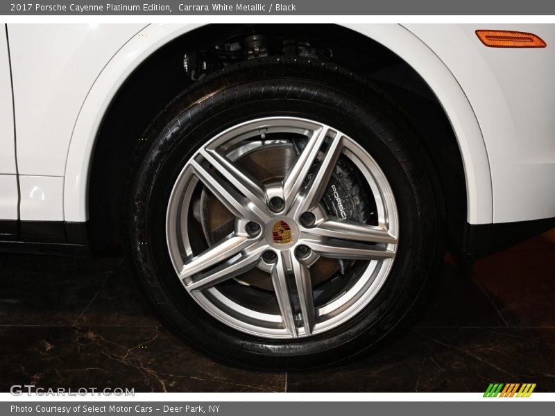 Carrara White Metallic / Black 2017 Porsche Cayenne Platinum Edition