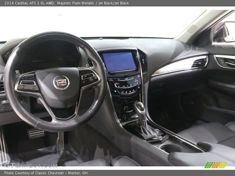 Majestic Plum Metallic / Jet Black/Jet Black 2014 Cadillac ATS 3.6L AWD