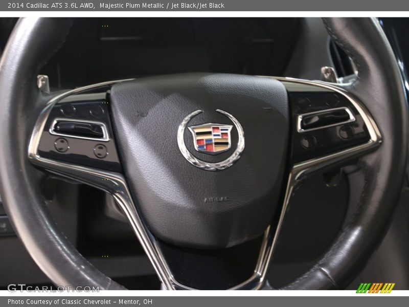 Majestic Plum Metallic / Jet Black/Jet Black 2014 Cadillac ATS 3.6L AWD