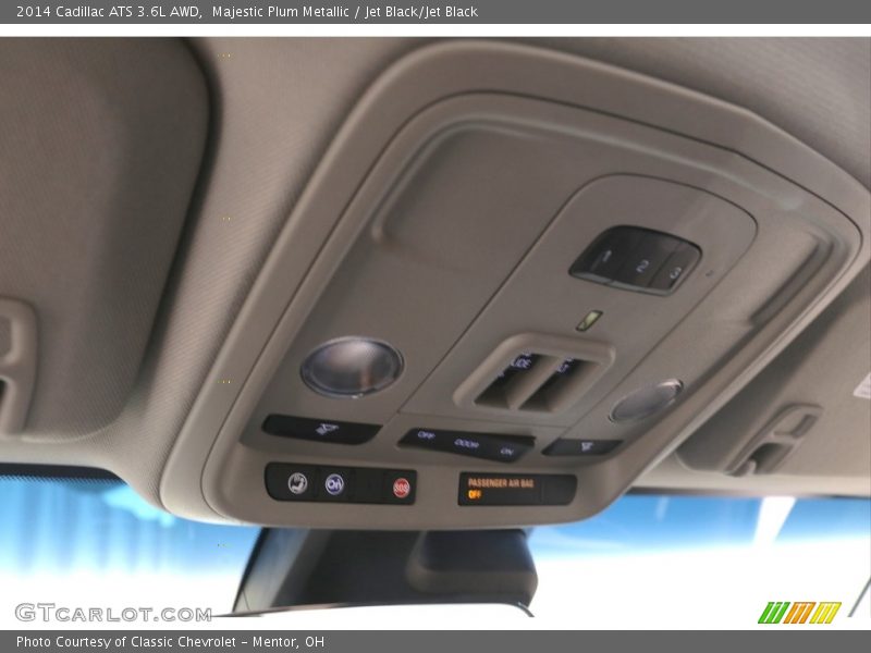 Majestic Plum Metallic / Jet Black/Jet Black 2014 Cadillac ATS 3.6L AWD