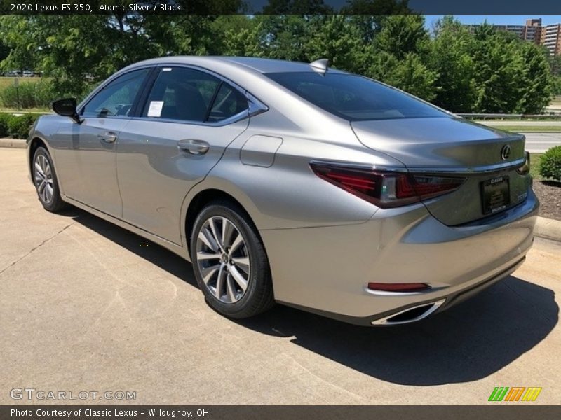 Atomic Silver / Black 2020 Lexus ES 350