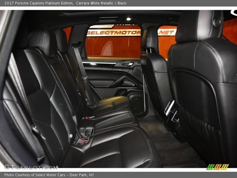 Carrara White Metallic / Black 2017 Porsche Cayenne Platinum Edition