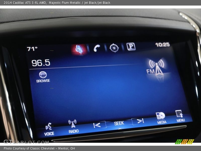 Majestic Plum Metallic / Jet Black/Jet Black 2014 Cadillac ATS 3.6L AWD