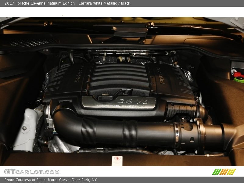 Carrara White Metallic / Black 2017 Porsche Cayenne Platinum Edition