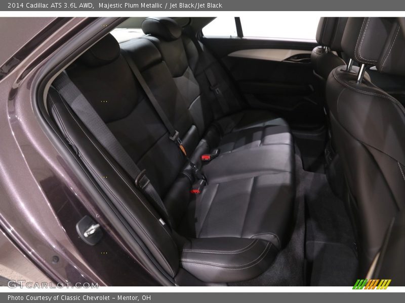 Majestic Plum Metallic / Jet Black/Jet Black 2014 Cadillac ATS 3.6L AWD