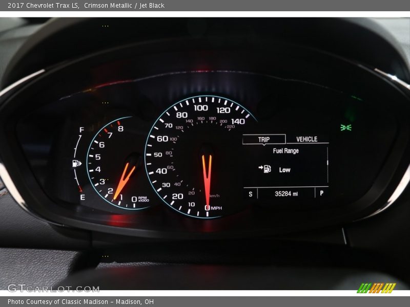 Crimson Metallic / Jet Black 2017 Chevrolet Trax LS