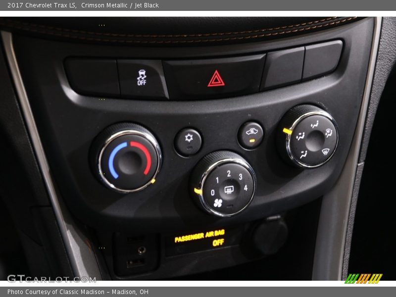 Crimson Metallic / Jet Black 2017 Chevrolet Trax LS